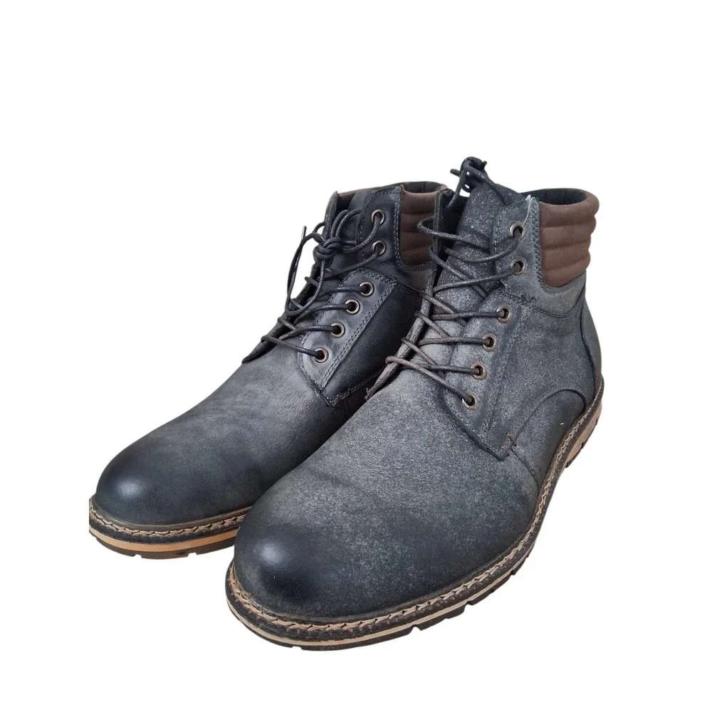 ROAN by Bed Stu Mens size 11 Mike Distressed Grunge Leather Chukka Lace-up Boot